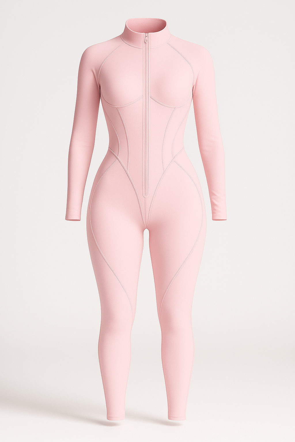 MIYA – Catsuit met Corrigerend Effect - LivingCurves Bodysuit Roze / XS