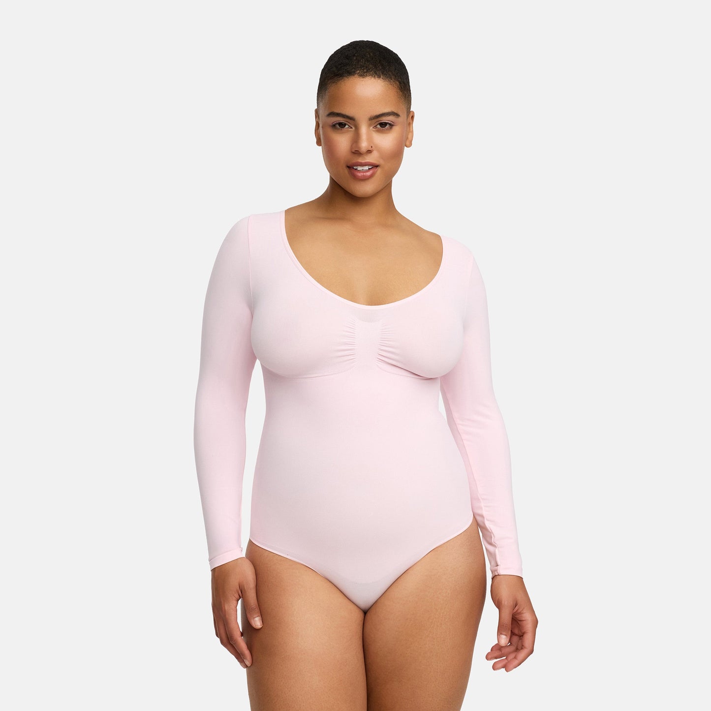 NAYA – Longsleeve Sculpt Bodysuit (Slipmodel) - LivingCurves Bodysuit Zwart / XS