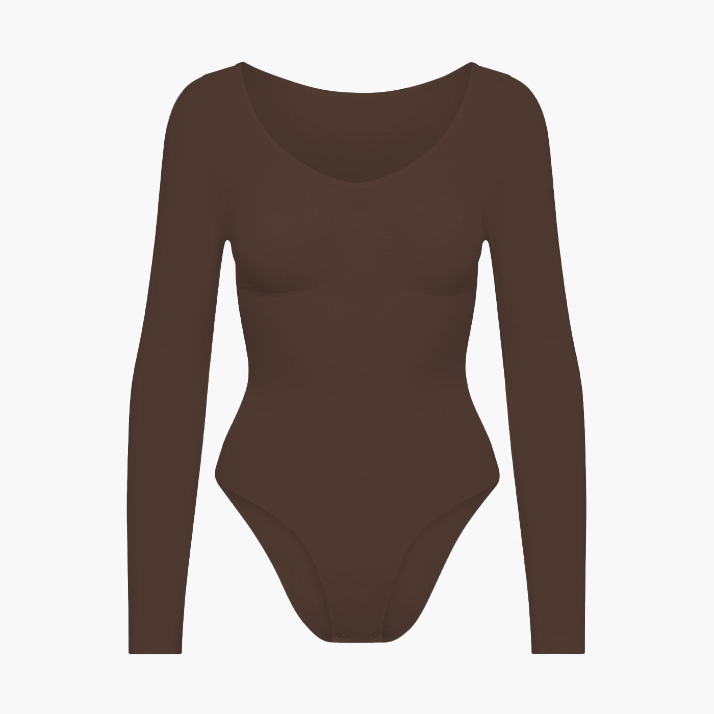 NAYA – Longsleeve Sculpt Bodysuit (Slipmodel) - LivingCurves Bodysuit Bruin / XS