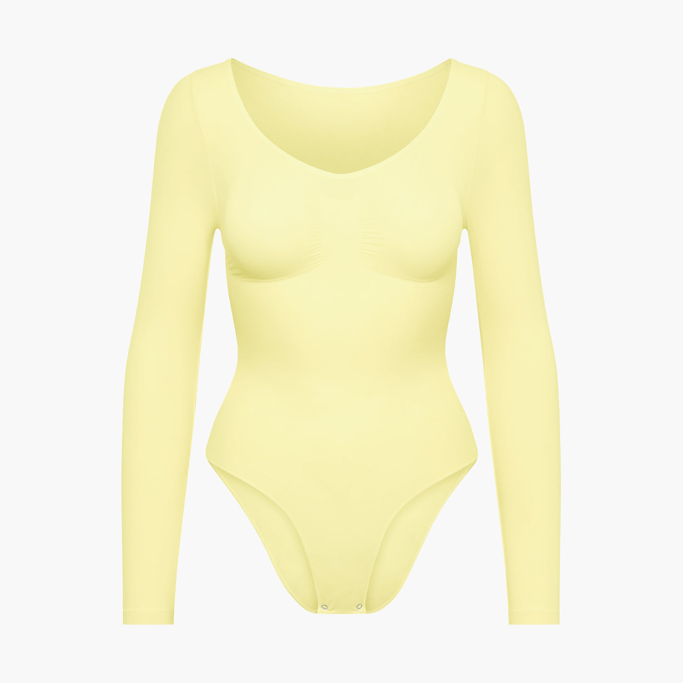 NAYA – Longsleeve Sculpt Bodysuit (Slipmodel) - LivingCurves Bodysuit Baby Geel / XS