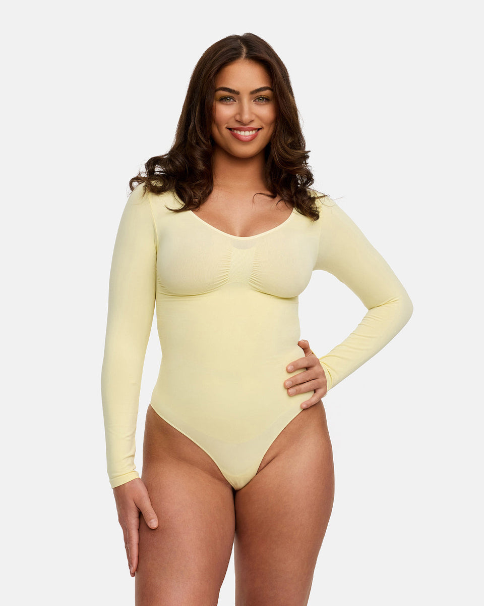 ARYA – Longsleeve Sculpt Bodysuit (Stringmodel)