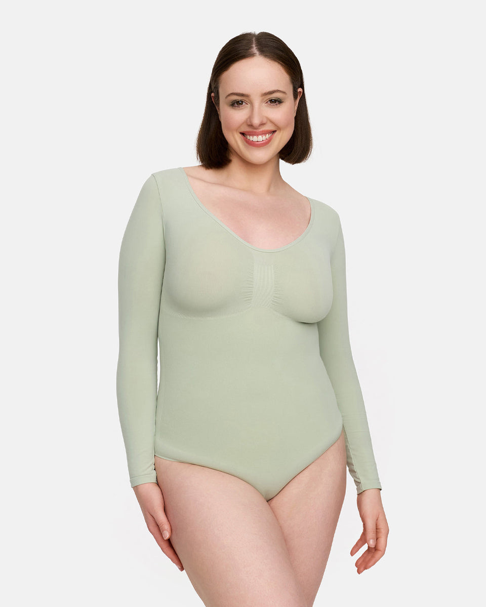 ARYA – Longsleeve Sculpt Bodysuit (Stringmodel)