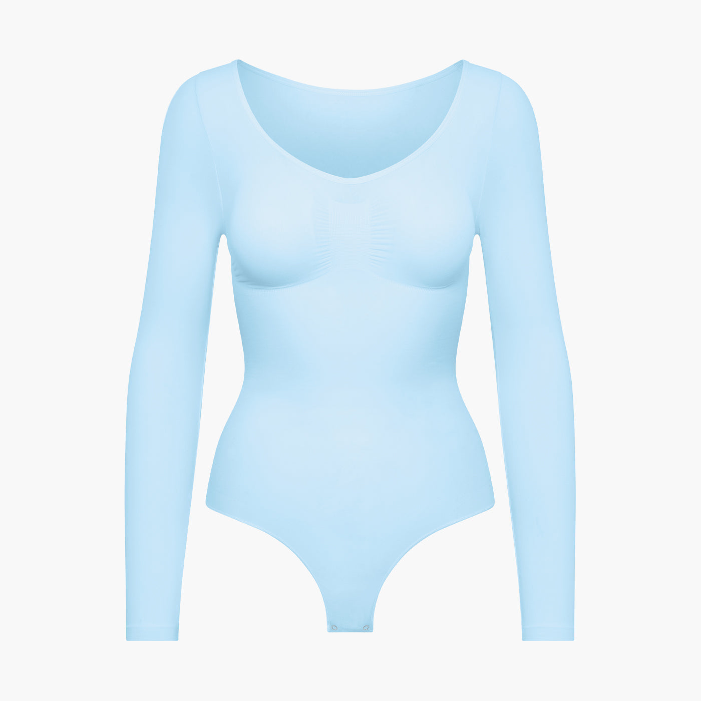 ARYA – Longsleeve Sculpt Bodysuit (Stringmodel) - LivingCurves Bodysuit Blauw / XS
