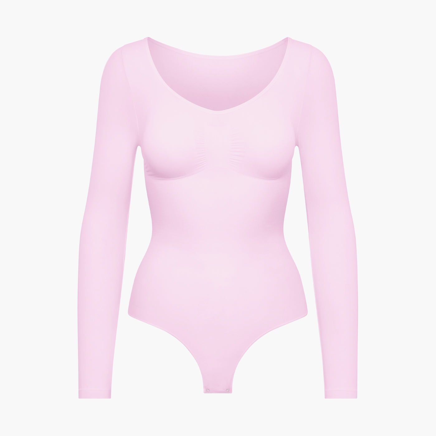 ARYA – Longsleeve Sculpt Bodysuit (Stringmodel) - LivingCurves Bodysuit Roze / XS