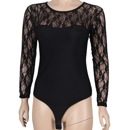 ÉCLARE – Lace Long Sleeve Bodysuit