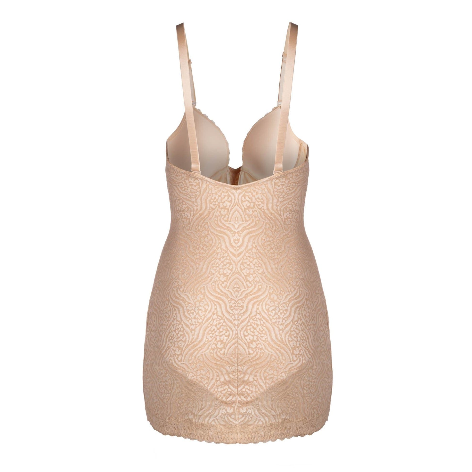 SERA – Teddy Chemise met Corselet - LivingCurves Body Briefer 32B / BLACK