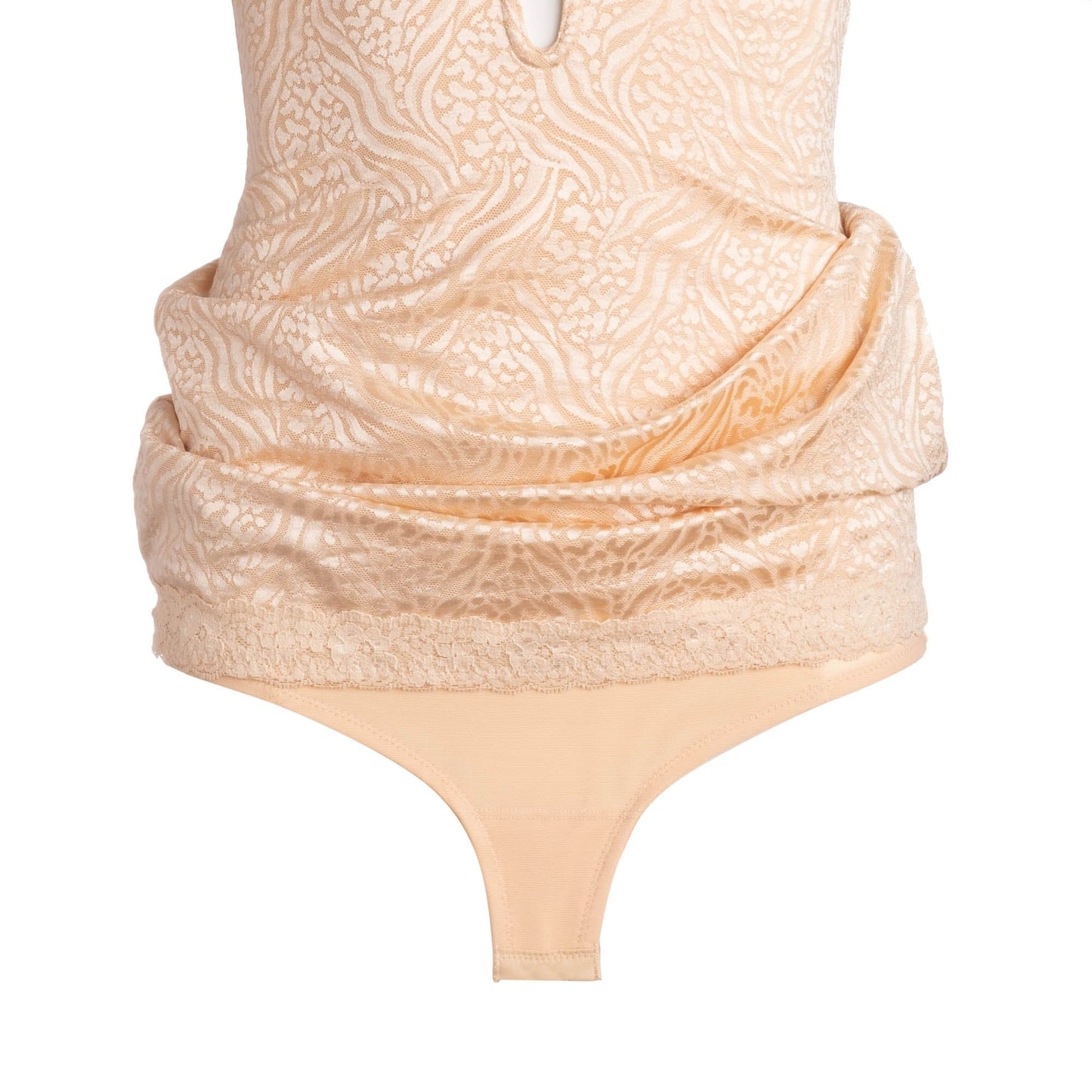 SERA – Teddy Chemise met Corselet - LivingCurves Body Briefer 32B / BLACK