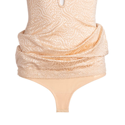 SERA – Teddy Chemise met Corselet - LivingCurves Body Briefer 32B / BLACK