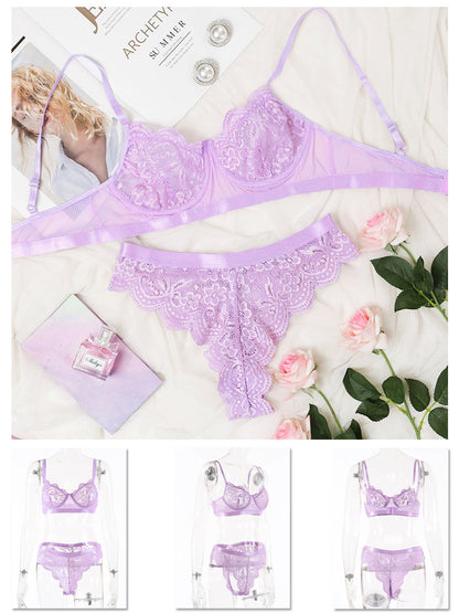 Kaei&Shi Lace Lingerie Set 1 – Tweedelige Kantset voor Verleiding