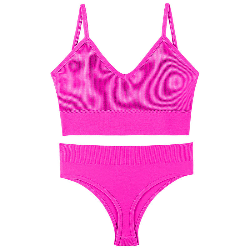 Naadloze Triangle BH Set – Meerdere Kleuren