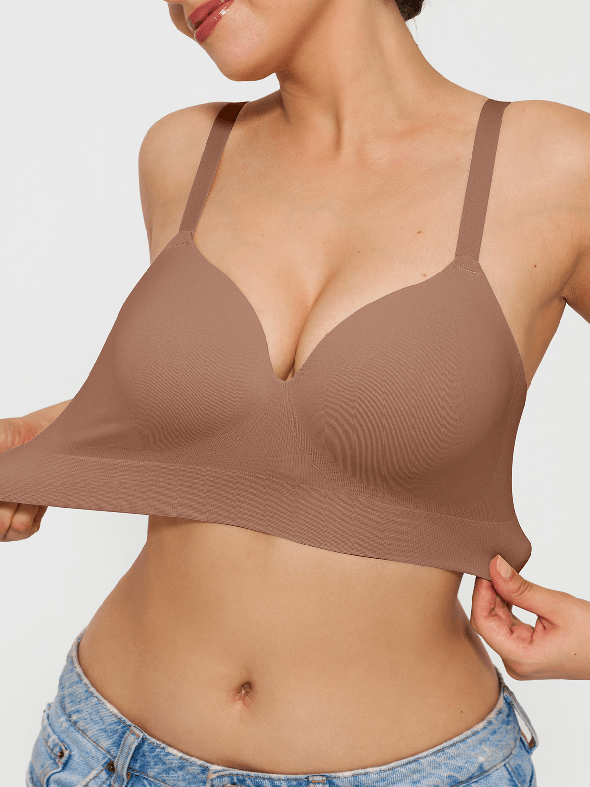 LUMINA – Naadloze Push-Up Bralette zonder Beugel