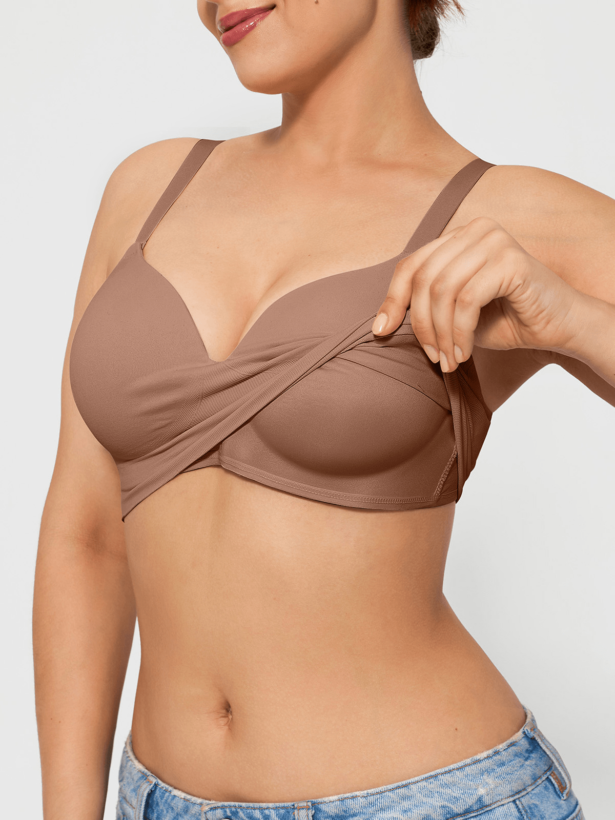 LUMINA – Naadloze Push-Up Bralette zonder Beugel
