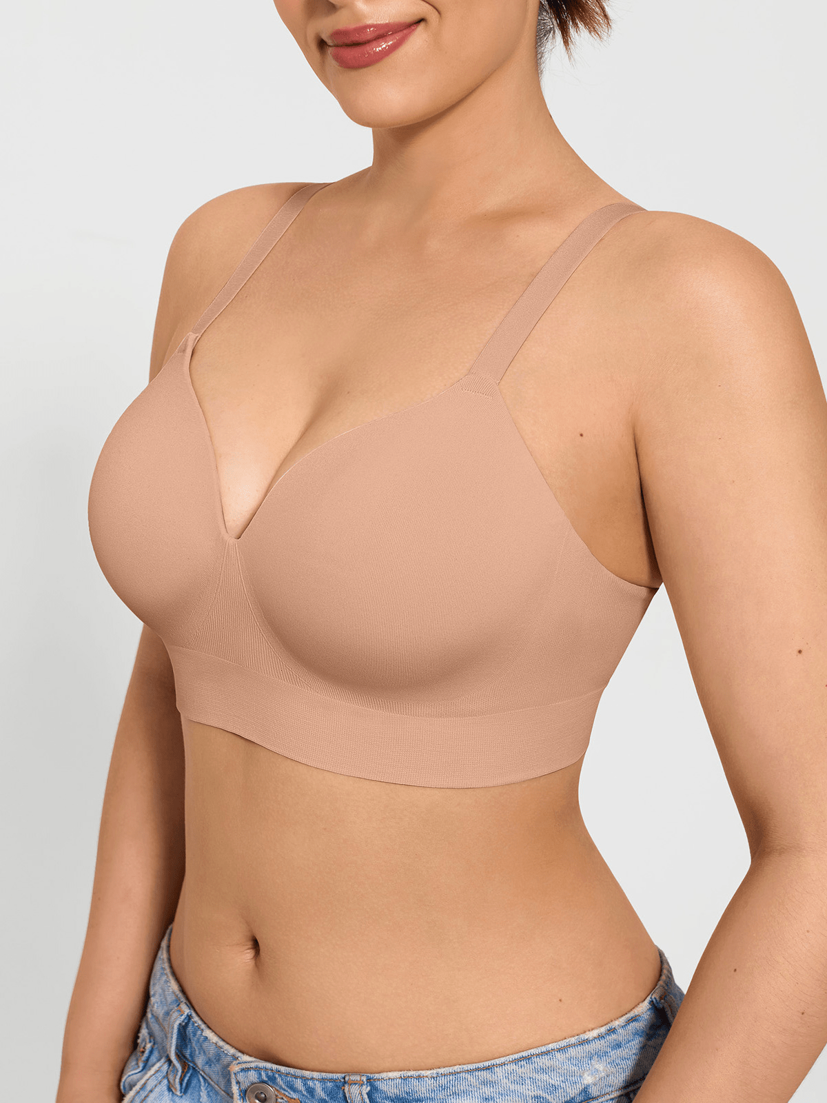 LUMINA – Naadloze Push-Up Bralette zonder Beugel