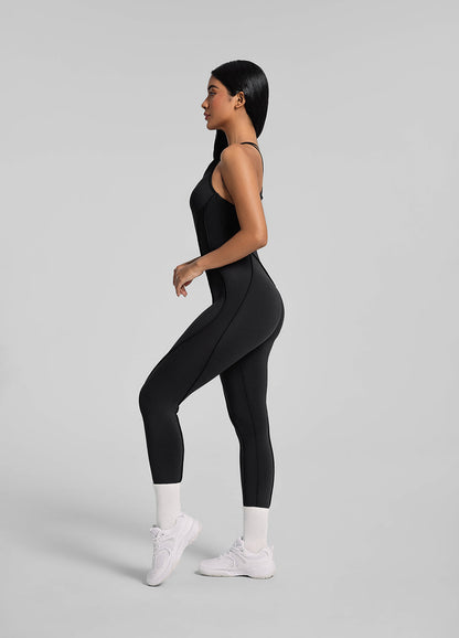 SERÉ – Strappy Back Catsuit - LivingCurves Bodysuit Black / XS