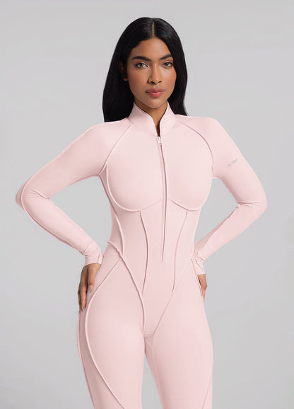 IVÉN – Closed-Back Catsuit - LivingCurves Bodysuit Ballet Pink / XS