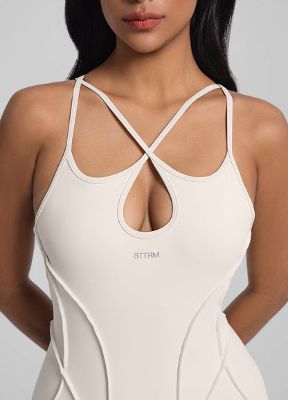 MIRE – Full-Length Shaping Catsuit - LivingCurves Bodysuit Ivory / XS