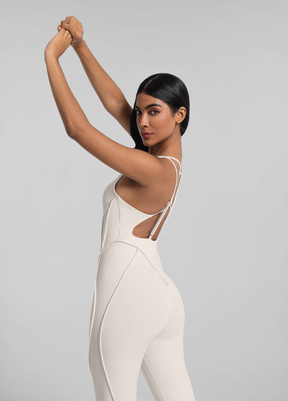 MIRE – Full-Length Shaping Catsuit - LivingCurves Bodysuit Ivory / XS