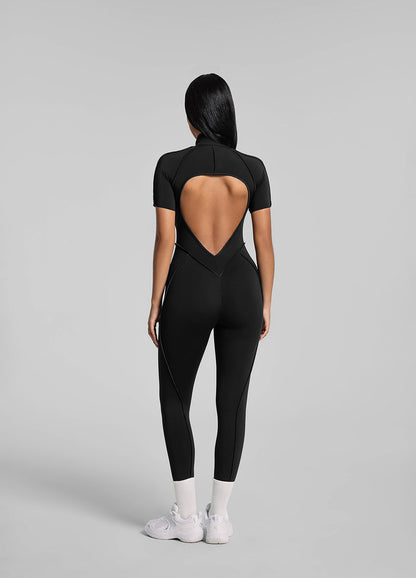 ELOR – Full-Length Shaping Catsuit - LivingCurves Bodysuit Black / XS