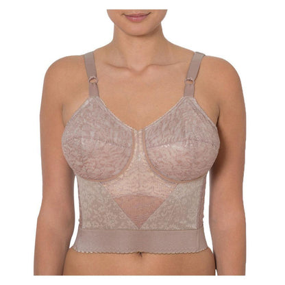 MARISTELLA – Longline Wireless Bra - LivingCurves Long Line Bra Mocca / 34B