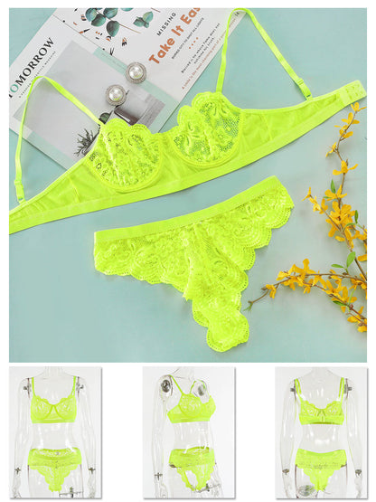 Kaei&Shi Lace Lingerie Set 3 – Tweedelige Kantset voor Verleiding