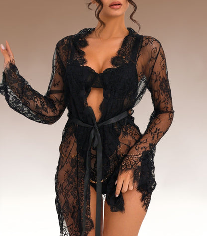 LIVC – Signature Lace Robe