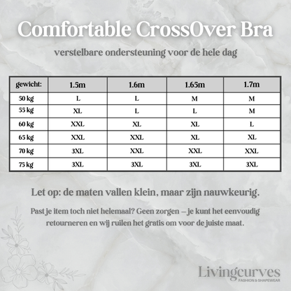 LOUISE | Comfortabele CrossOver Beha met Verstelbare Steun