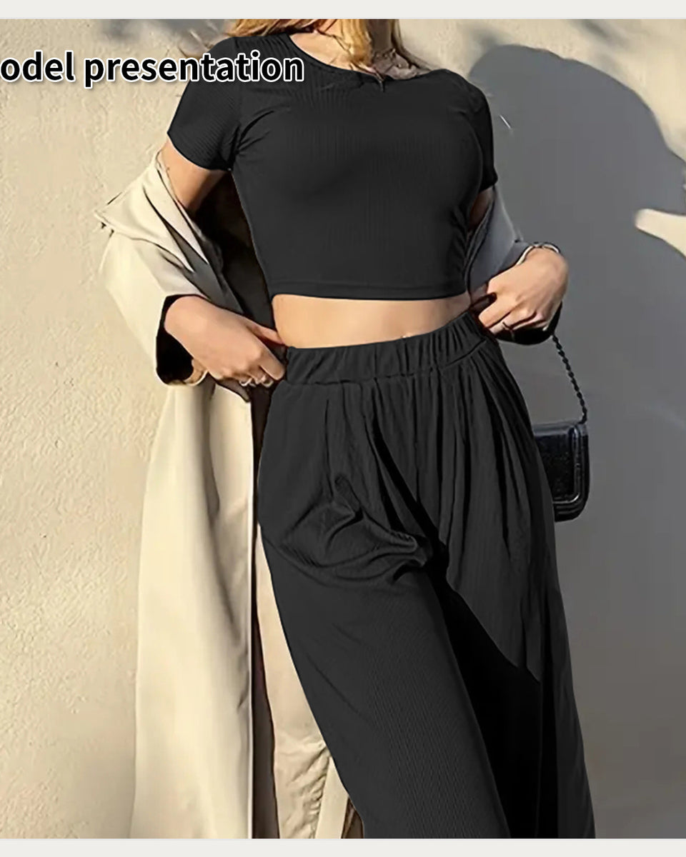 Women's Fashion Simple Solid Color Suit