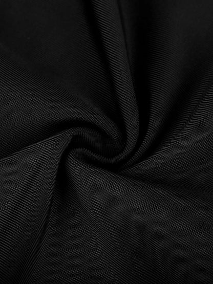 Shapewear Cowl Neck Halter Tummy Control Bodysuit - LivingCurves Pink / XS