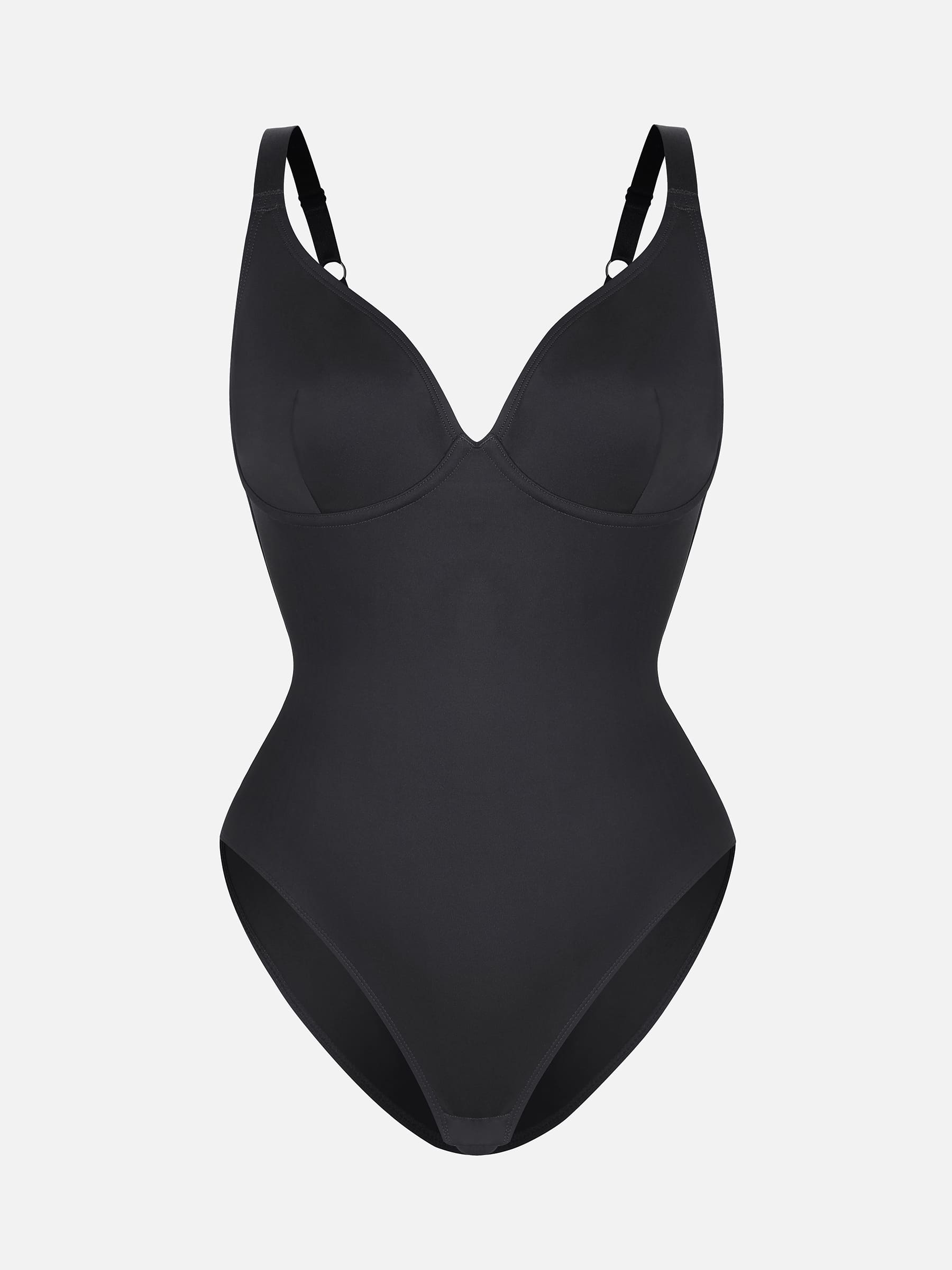 SHAPE ESSENTIAL – V-Neck Tummy Control Shaping Bodysuit