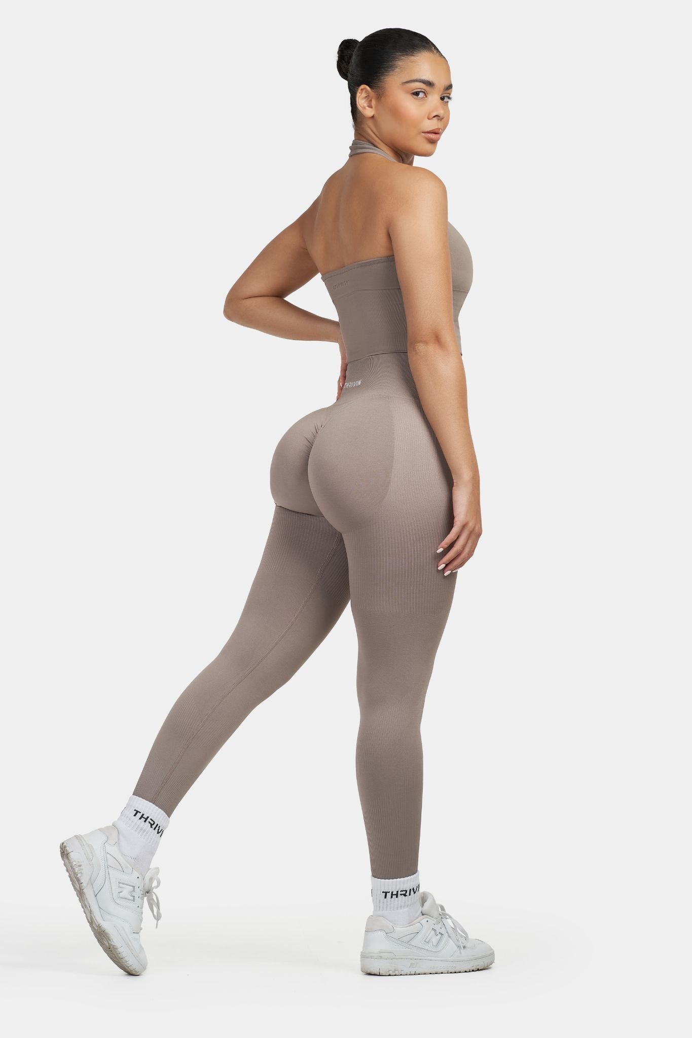 ARYA - Sculpt Legging - Khaki - LivingCurves XS