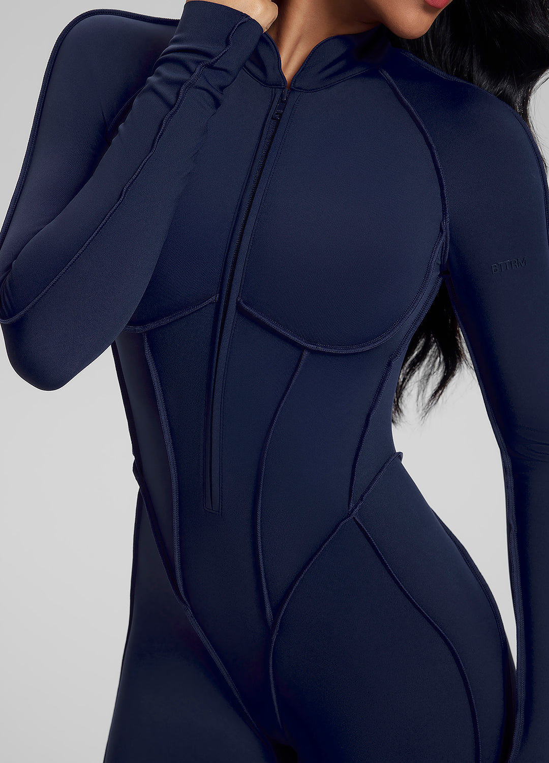 ÉLAN – Closed-Back Catsuit - LivingCurves Bodysuit Midnight Blue / XS