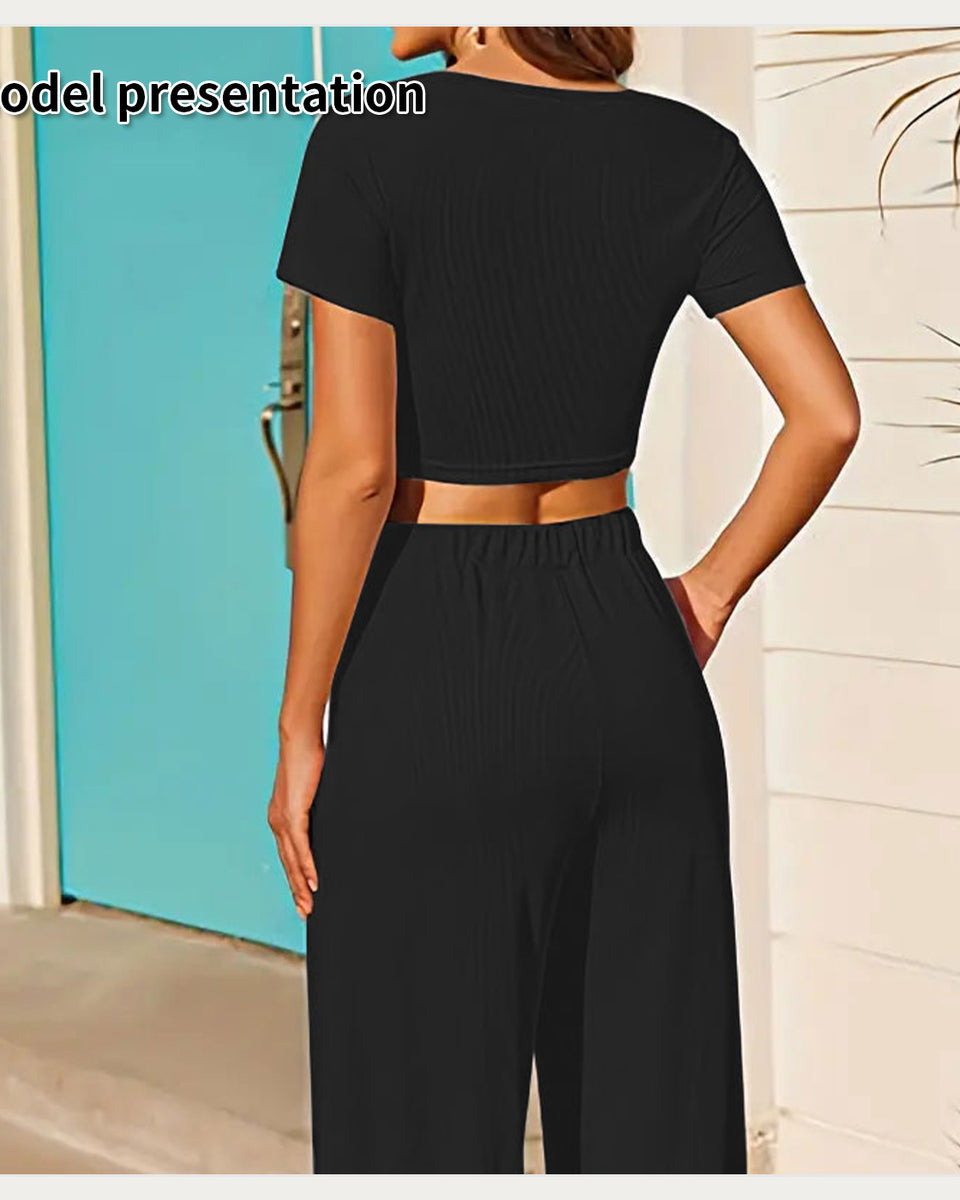 Women's Fashion Simple Solid Color Suit