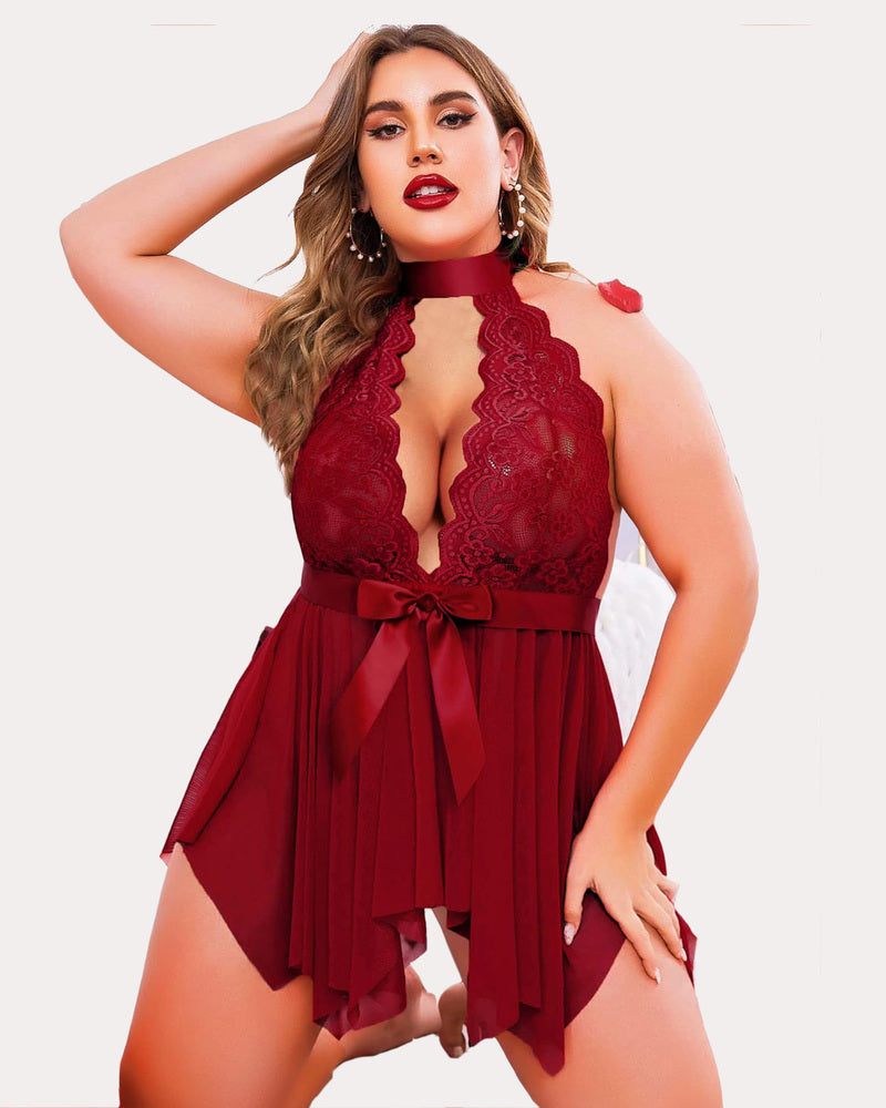 Plus Size Babydoll Teddy