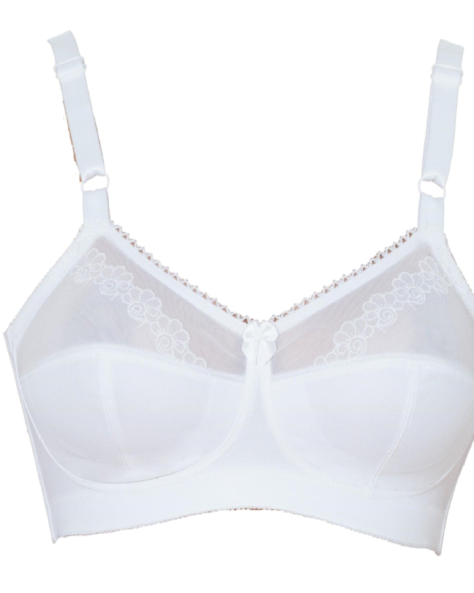 Style 7204 | Embroidered Soft Cup - White