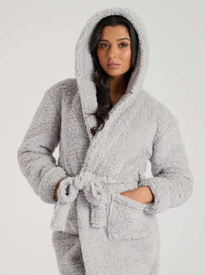 The Teddy Gown In Grey
