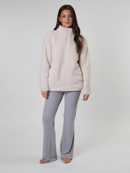 The Snug Season 1/4 Zip In Vanilla