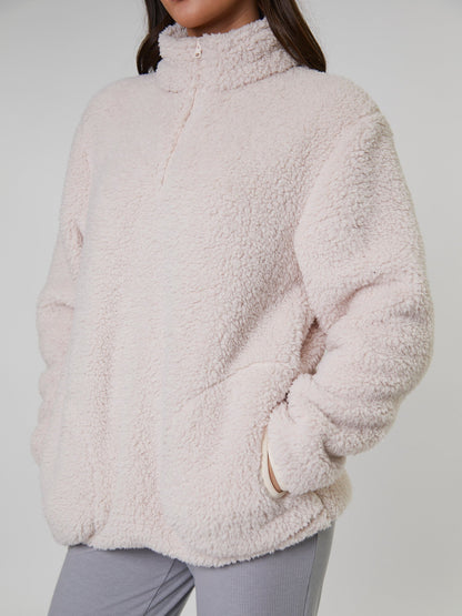 The Snug Season 1/4 Zip In Vanilla