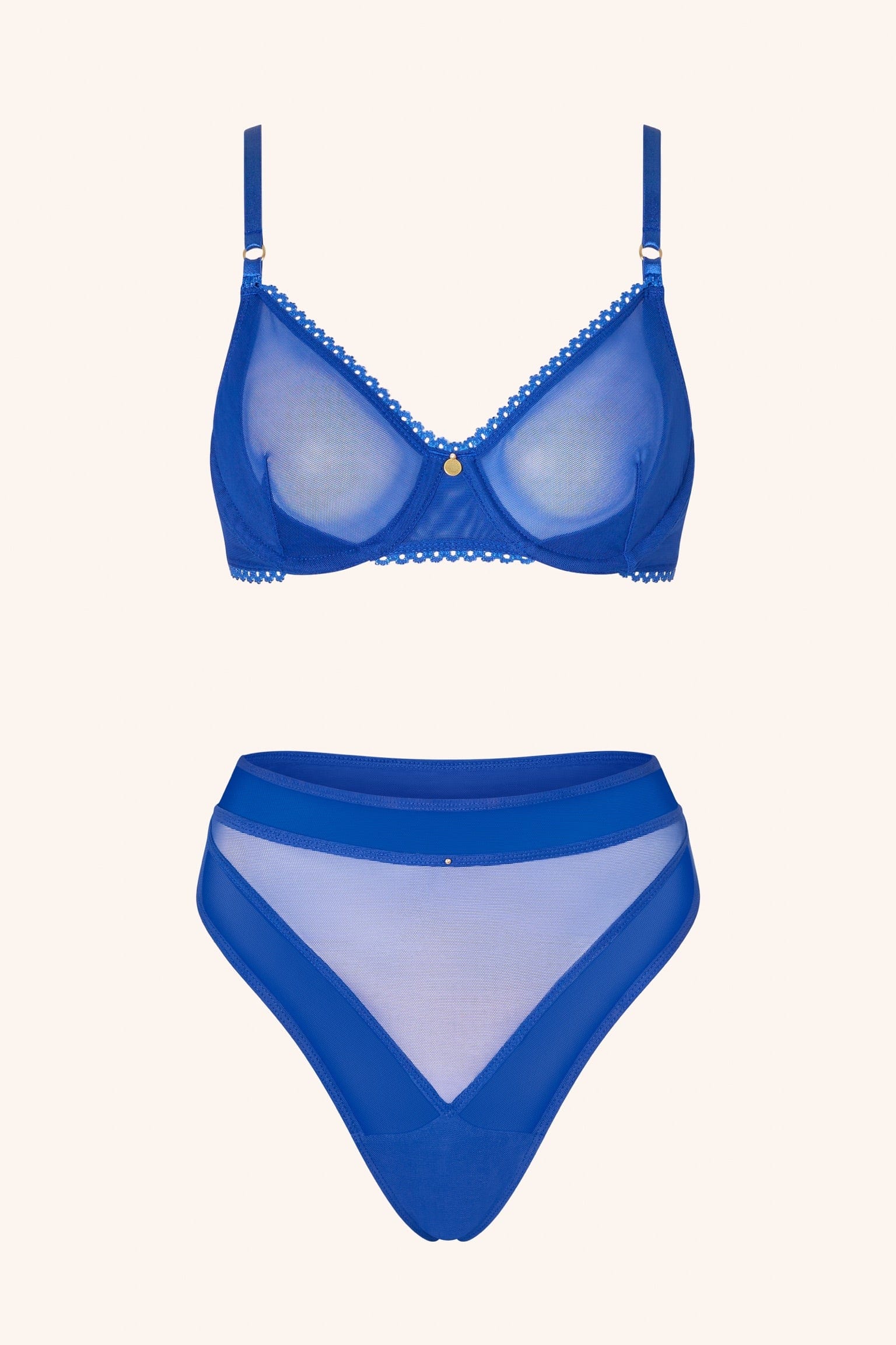 DOLCE – Royal Blue Mesh BH