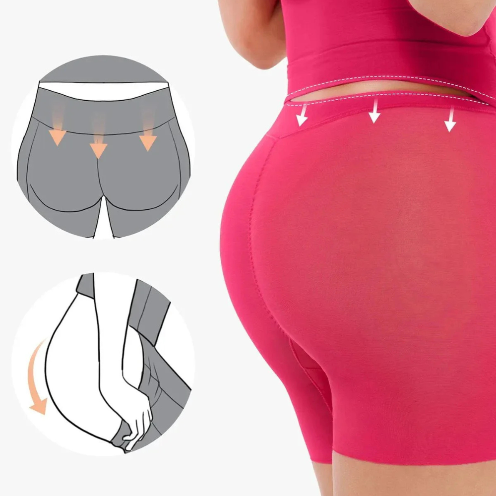LORA – Shapewear Mini Jurk met Ruched Cascade