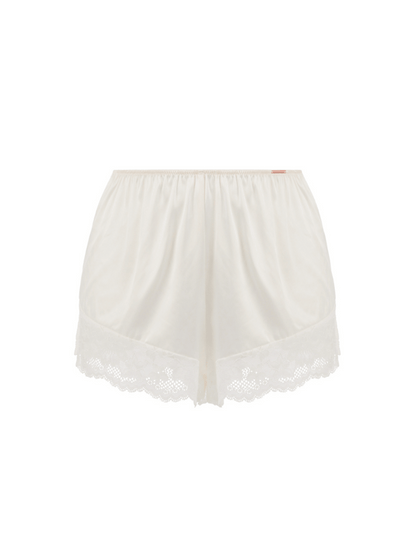 Lyra – Satijnen Shorts met Kant
