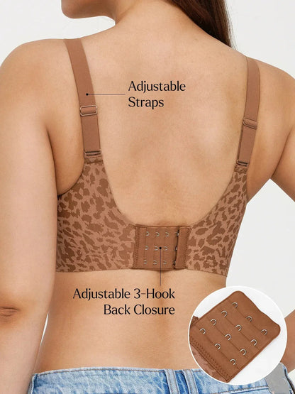 SERENA | Naadloze Beha zonder Beugel met Luipaardprint