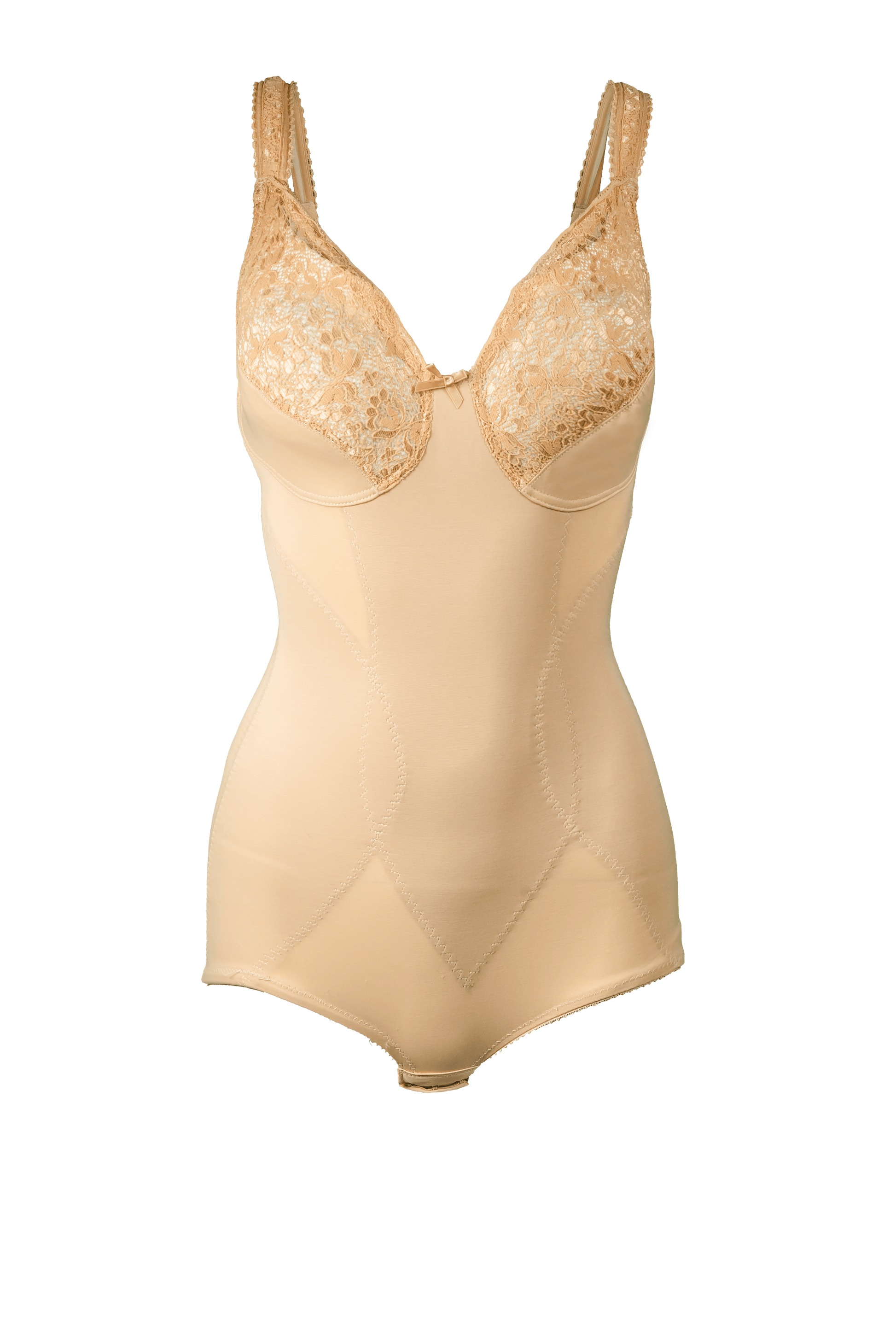 AURA – Soft Cup Body Shaper Nude - LivingCurves Body Briefer 36B / Nude