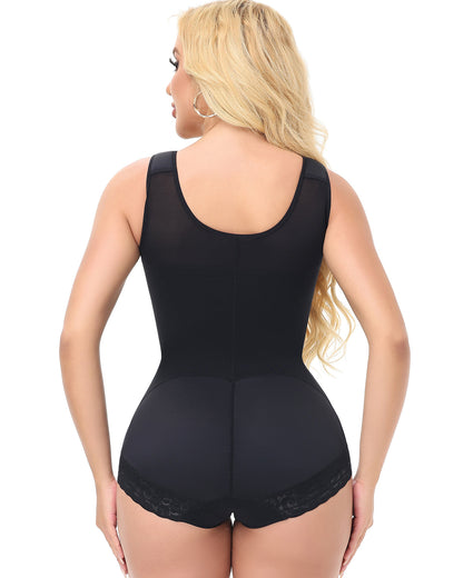 RAVIX – Dames Kant Bodyshaper - LivingCurves Zwart / XS