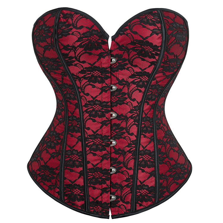 Retro Bodybuilding Chest Support Waist Girdling Belly Contraction Corset