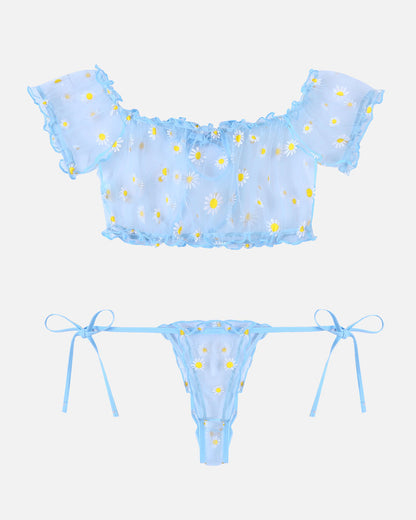 Christmas Lingerie Bra and Panty Set