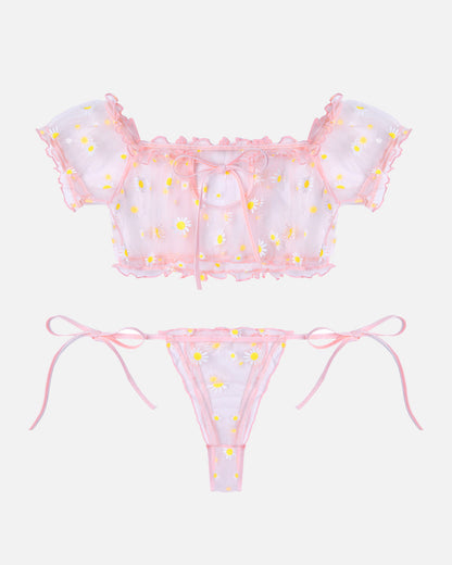 Christmas Lingerie Bra and Panty Set