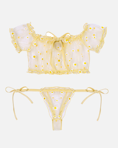 Christmas Lingerie Bra And Panty Set