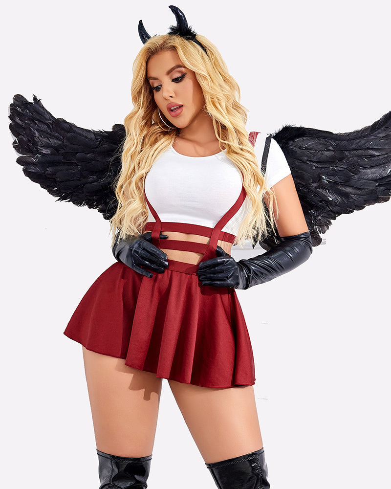 A - Line Pleated Skirt