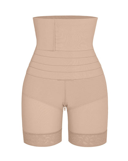 VEGA – Hoge Taille 2-in-1 Shaper Short - LivingCurves shaper shorts Beige / S