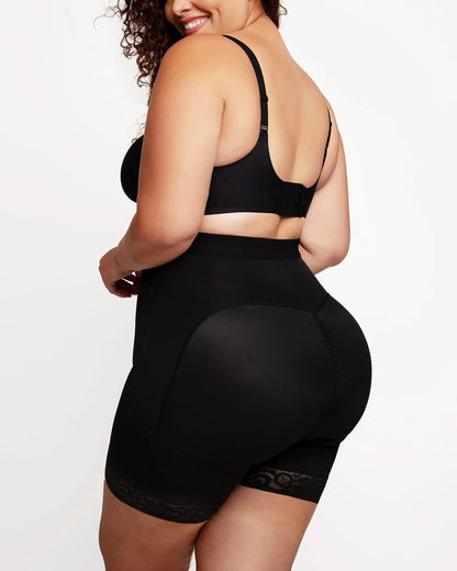 VEGA – Hoge Taille 2-in-1 Shaper Short - LivingCurves shaper shorts Zwart / S